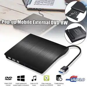 USB 3,0 тонкий внешний DVD RW CD, записывающий привод, рекордер, проигрыватель, оптические приводы для ПК, ноутбука
