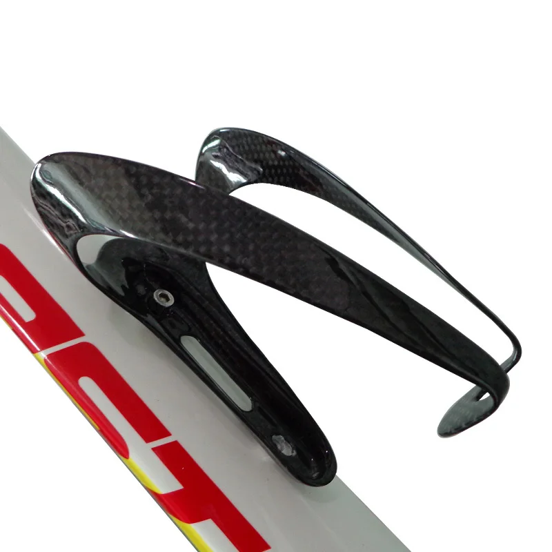 Дорожный велосипедный легкий вес 3K глянцевый из углерода держатель бутылки