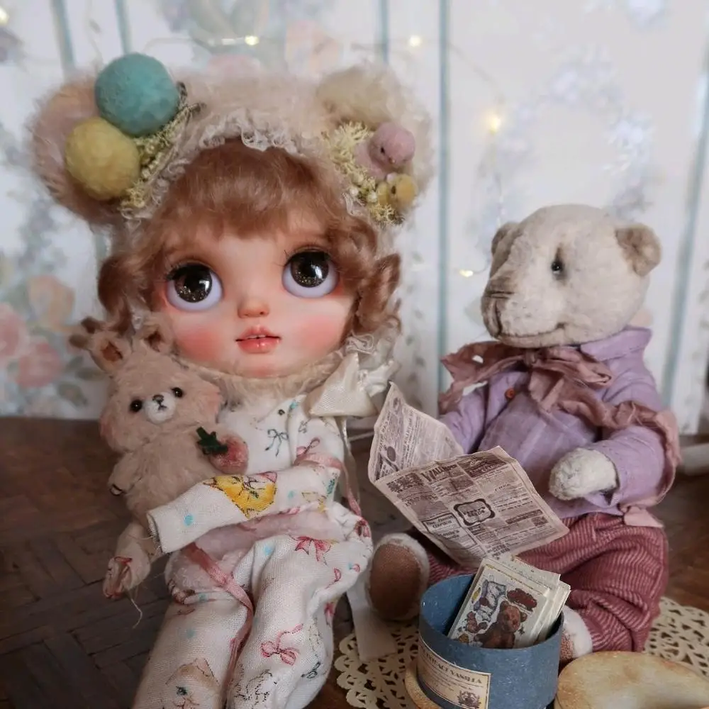 1/6 BJD 30 см кукольные игрушки 19 шарниров высокое качество BJD шарнир кукольный светильник коричневые кудрявые волосы, ручная роспись веки, сонные глаза blyth