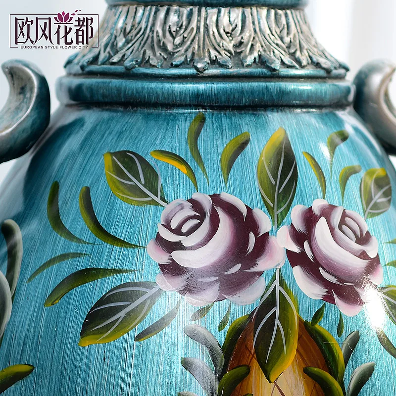 

Landing large vase of flower ornaments suit style dry flower flower simulation room Home Furnishing hotel accessories