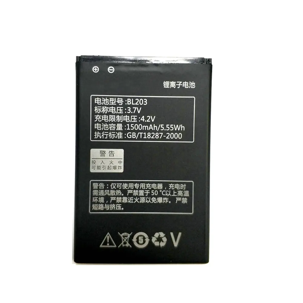 5pc New BL203 1500mAh battery For Lenovo A66 A278T A365E A308T A369 A318T A385E A300T A269I A208t A218t A269 A305 BL 203 | Мобильные
