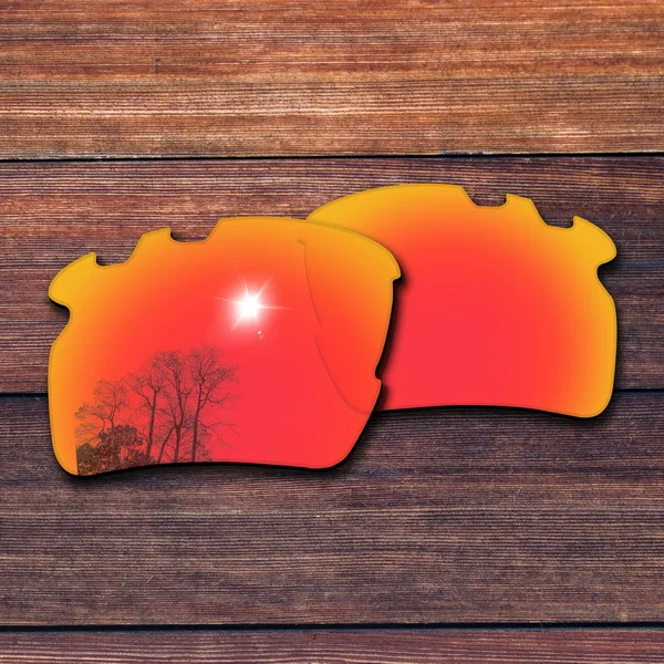 Fire Red Mirror OOWLIT поляризованные Сменные линзы для солнцезащитных очков типа оправа-oxley Flak 2,0 XL с вентиляцией OO9188 - Цвет линз: Fire Red Mirror
