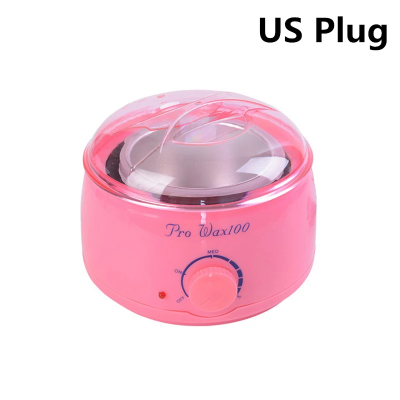 US Plug Мини Многофункциональный нагреватель горячего воска Спа Ручной Эпилятор Восковая эпиляция набор лопаток удаление волос подогреватель горшок машина - Цвет: US Plug