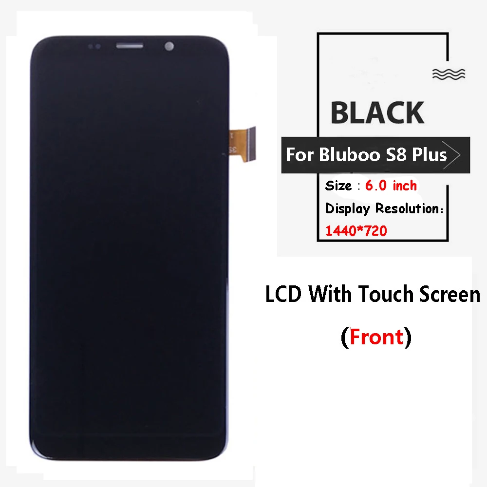 Черный/синий для Bluboo S8 Plus ЖК-дисплей и инструмент для ремонта сенсорного экрана в сборе запчасти с инструментами для Bluboo S8