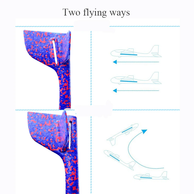DIY детские игрушки ручной бросок Летающий планер самолеты пена модель аэроплана