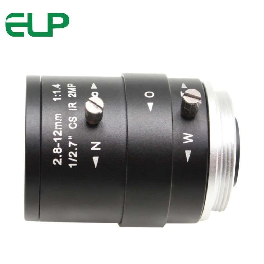 Megapixel 2 8 12 мм варифокальный HD объектив камеры безопасности Ручной зум и фокус CS