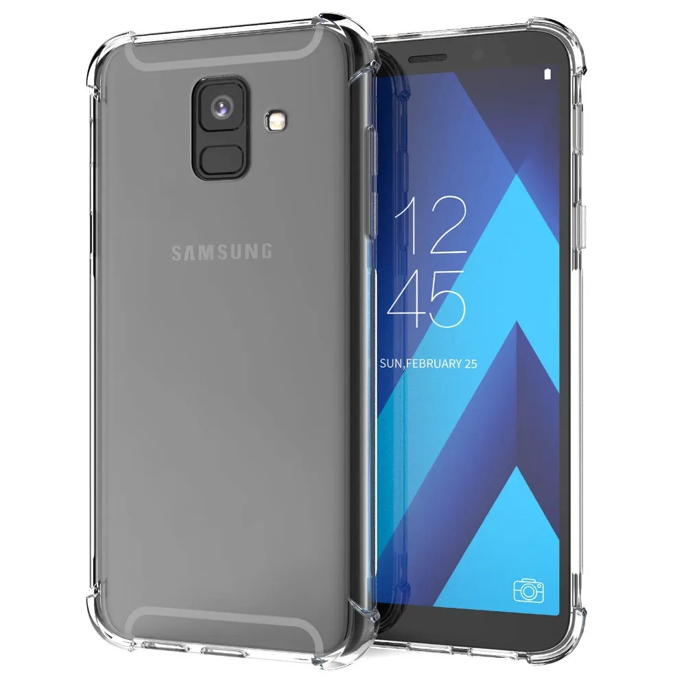 For Galaxy J4 J6 J8 2018 J400F J600F SM-J800FN Drop-Proof Hybrid Armor Soft Clear TPU Case Samsung Couqe |