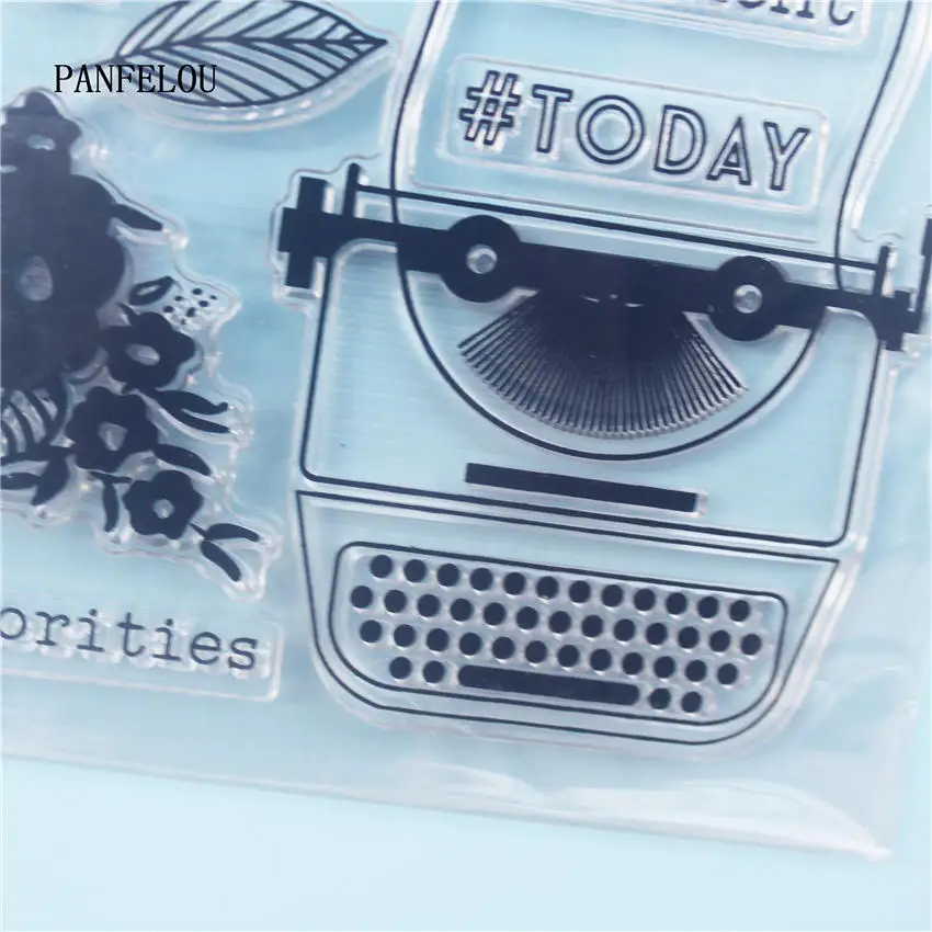 PANFELOU The coffee Clear Stamp DIY Silicone Seals Scrapbooking/Card Making/Photo Album Decoration Supplies sheets | Дом и сад