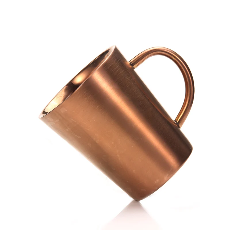 Beer Coffee Mugs Tea Cups Stainless Steel- Double Walled Insulated, Camping, RV, Office Gift, Set of 2, 350ml