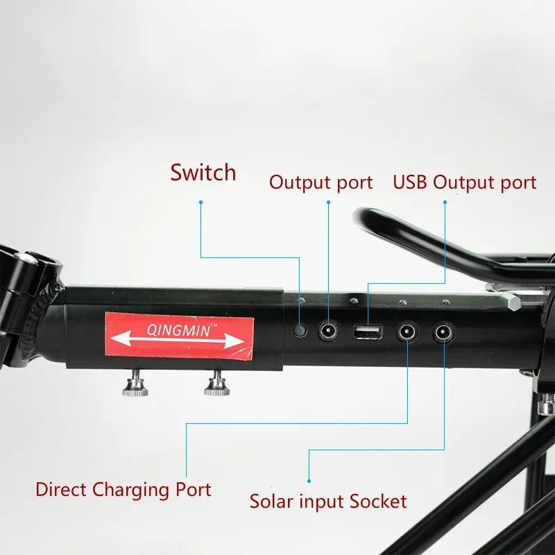 2018 велосипед багаж карго задняя стойка может быть действием как power Bank Полезная