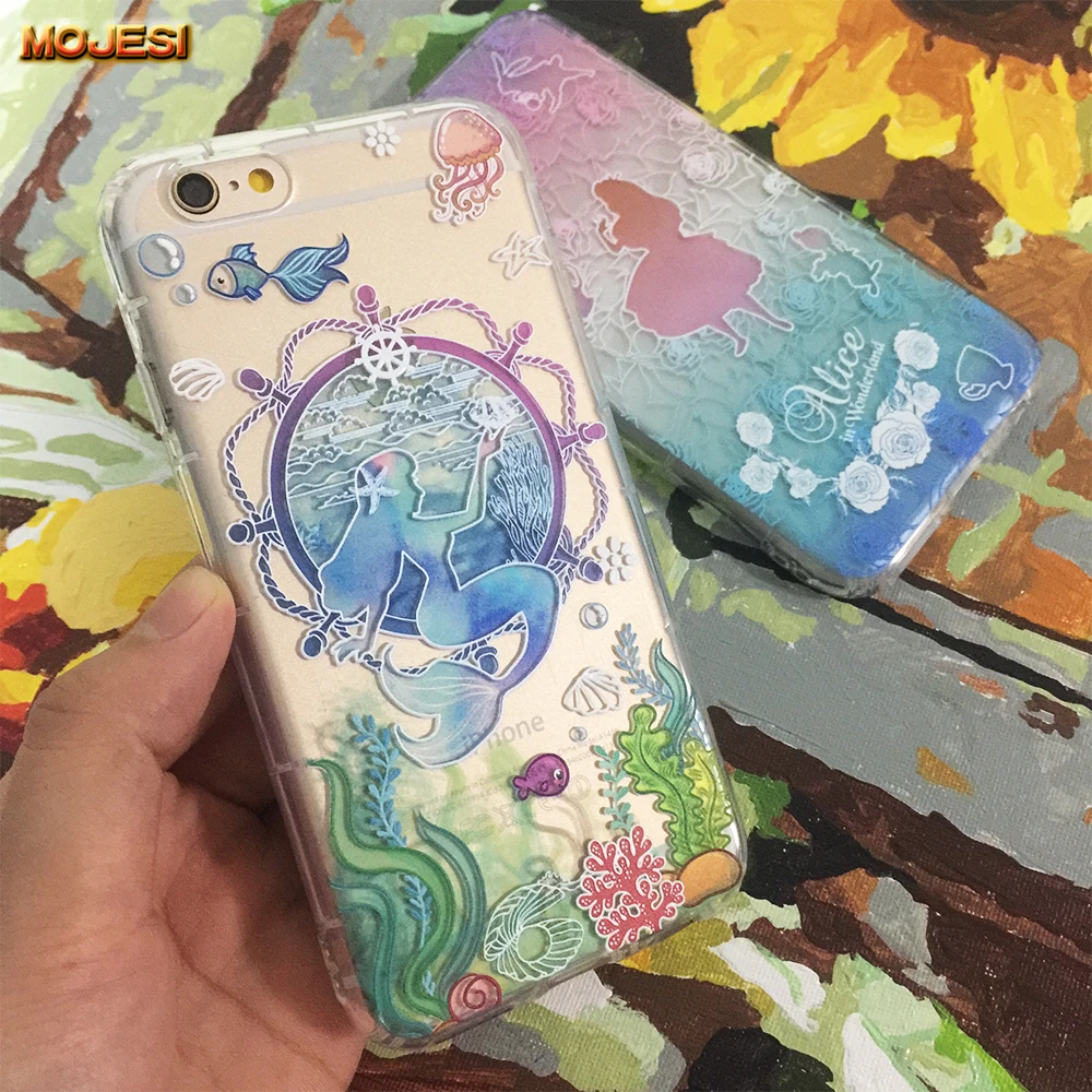 Для IPhone 11 11Pro X XS чехол для MAX XR Алиса Мягкая силиконовая задняя крышка iPhone 6 7 8 7Plus 3D
