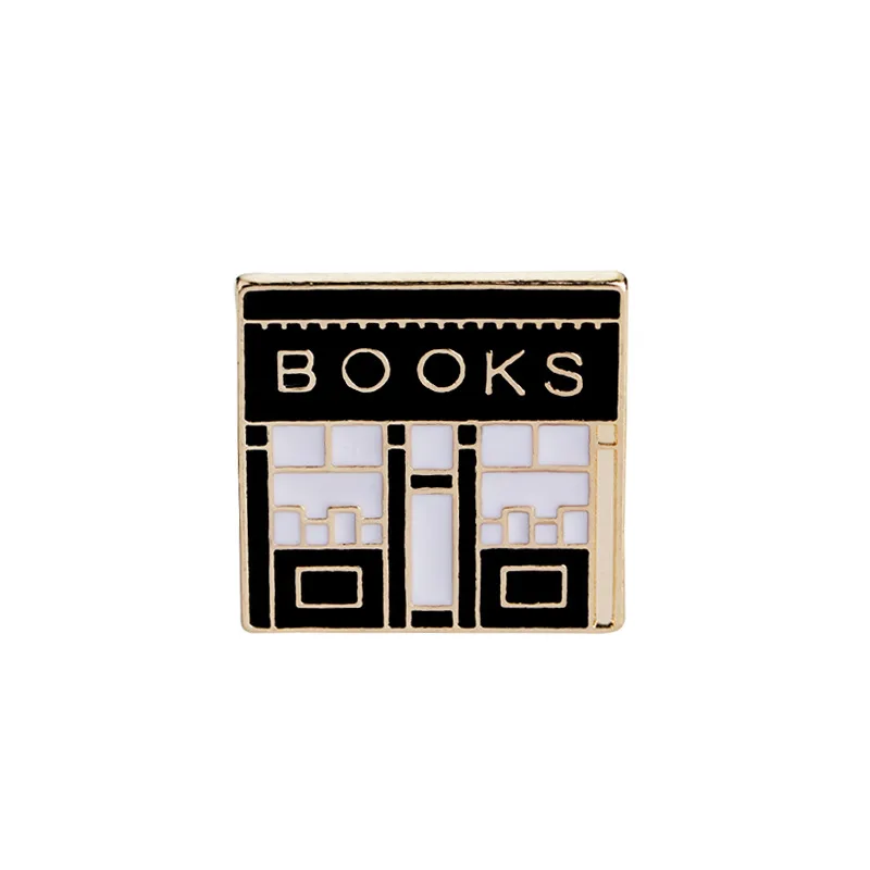 Эмалированная брошка в виде книжки с героями мультфильмов модные броши на