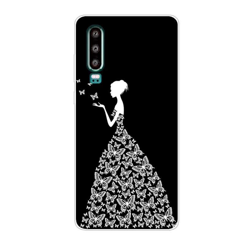 YIKS чехол для huawei P20 Lite P30 Pro Чехол силиконовый цветок Мягкий ТПУ чехол для телефона для Coque huawei P20 Pro P30 Lite чехол - Цвет: XNH8037