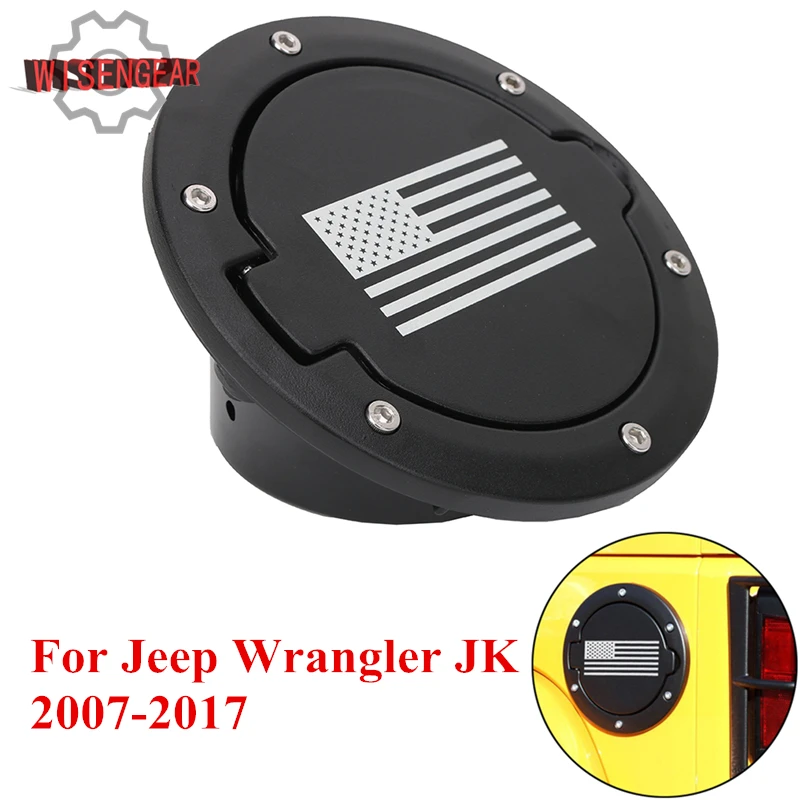 Крышка бензобака WISENGEAR для автомобильного топливного бака крышка Jeep Wrangler JK Sport X