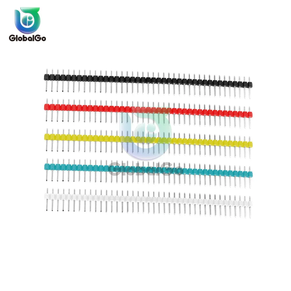 5 шт./партия Однорядный штыревой разъем 40Pin 2 54 мм контактный проводник для