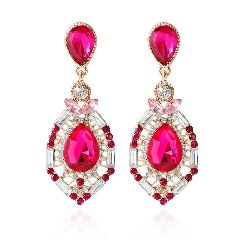 Элегантные модные популярные Стильные Висячие серьги F &amp U золотого цвета с