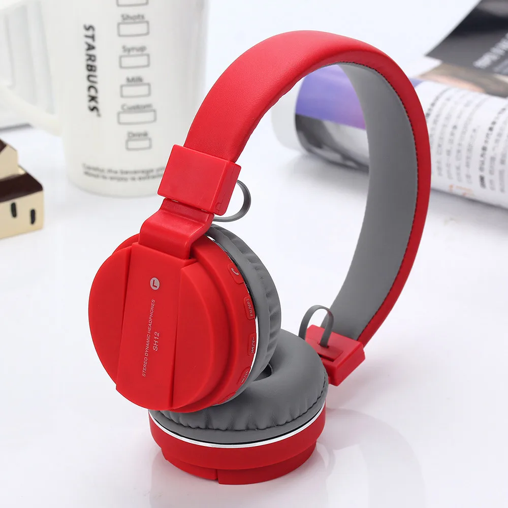 TC SH12 беспроводная Bluetooth гарнитура Auriculares провода регулируемые наушники