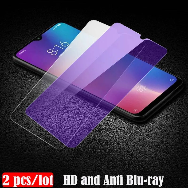 2 шт./лот, полноэкранное закаленное стекло для Xiaomi mi 9 8, анти-Blu-ray, Защитное стекло для Xiaomi mi 9 mi 9SE, стеклянная пленка - Цвет: HD and Anti Blu 2pcs