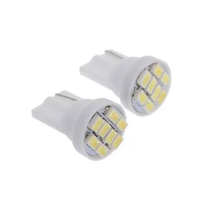 

100 шт., автомобильные клиновидные лампы T10 1206 3020 8SMD w5w 194 168 192