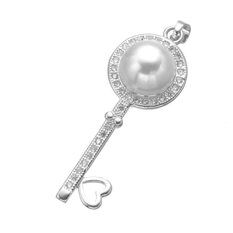 Принадлежности для ювелирных изделий Bijoux циркониевые жемчужные брелки
