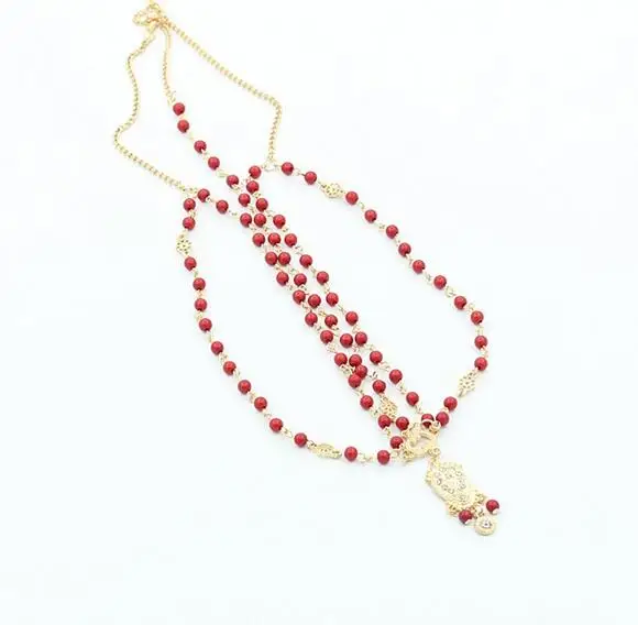 Украшение для волос повязка на голову платье Мода Индийский Бохо белый/красный