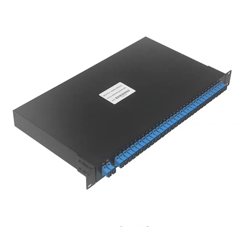 19-дюймовая стойка с разделителем PLC 2*32 и адаптером SC/UPC 1mtr 1U патч-панель 2x