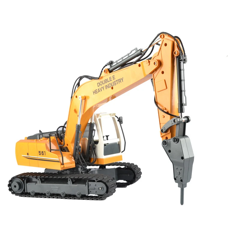 1:16 RC Escavator Автомобиль 2 4 ГГц 3 + сплав инструмент Инженерный пульт дистанционного