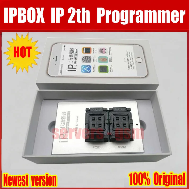 Горячая IP коробка 2th Новейшая IP коробка V2 высокоскоростное программирующее устройство NAND PCIE программатор для iPho ne 4S 5 5C 5S 6 6P 6S 6SP 7 7P