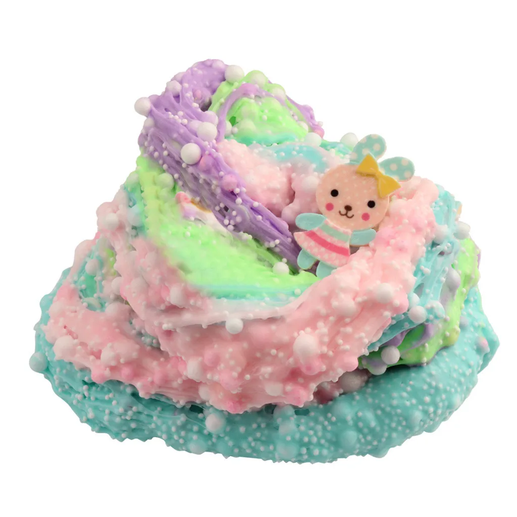 Пушистый Floam Slime Красивая Луна красочные облака слизи шпатлевка Ароматические стресс дети 60 мл антистресс шпатлевка глина игрушка A515