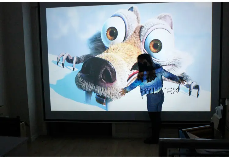 Best 1280x800 Android 4.4 Wifi Home Theater Smart 1080P Video LCD LED full HD HDMI Projector For Iphone | Электроника