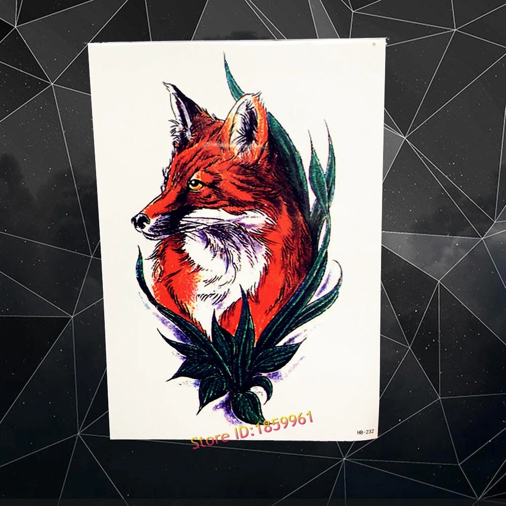 3D Поддельные Водонепроницаемый синий цветок пион временные татуировки Стикеры