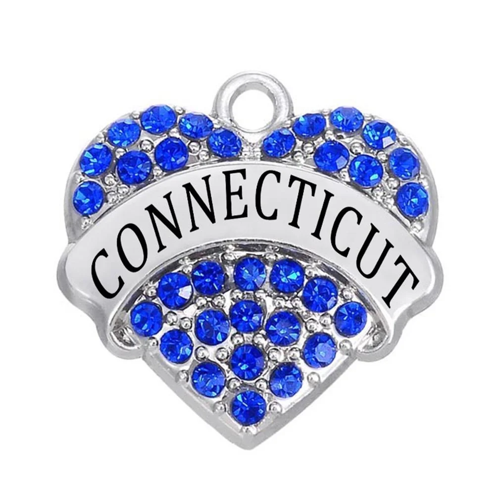 Новое поступление металлическая подвеска с этикеткой американского города в