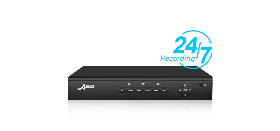 ANRAN ONVIF IP камера POE 48 В H.265 5MP камера безопасности Открытый ночного видения видеонаблюдения Видео камера P2P камера безопасности