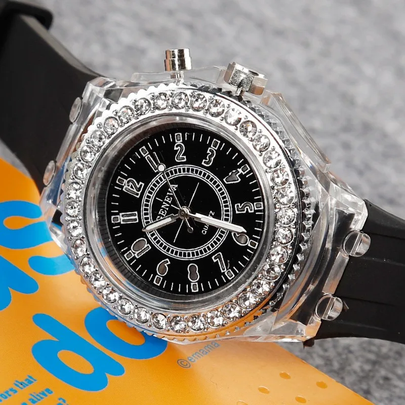 Модные мужские часы для улицы LedWatch Светящиеся Силиконовые Мужские спортивные наручные часы Relogios Masculino Lovers Унисекс erkek kol saati