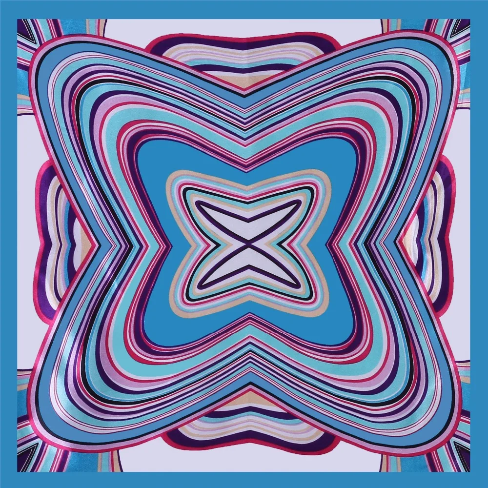 Женщины Платок Весна Лето Профессиональный Twill Шелковый Обертывания Шали