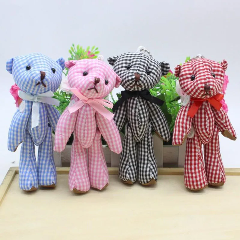 Мини-плюшевый мишка мягкие игрушки 11 см 5 шт./лот маленький подвеска pelucia детский