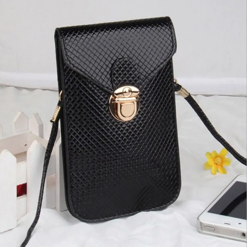 2017 флуоресцентные цвета женские сумки на мобильный телефон Модный маленький