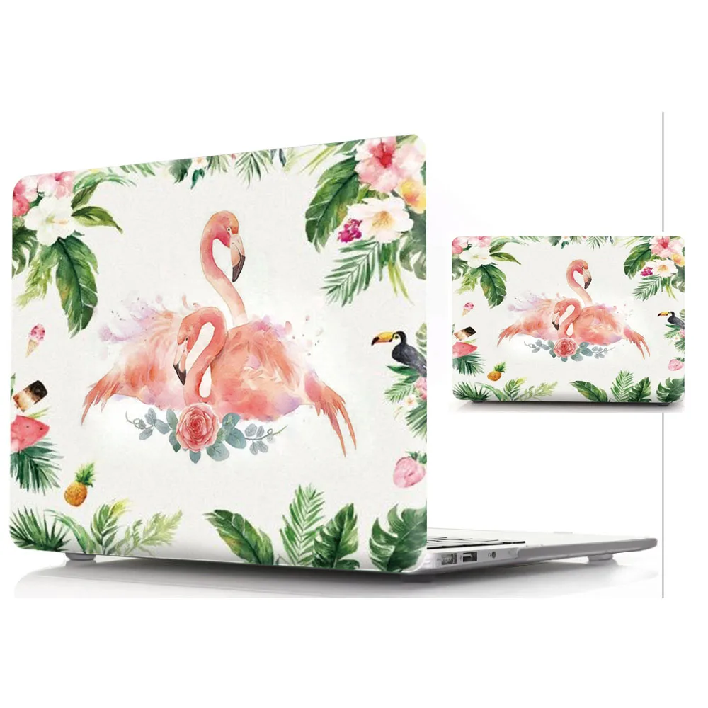 Чехол с Фламинго чехол для Apple Macbook Air Pro retina 11 12 13 15 сумка Mac book 6 3 4 дюймов защитный