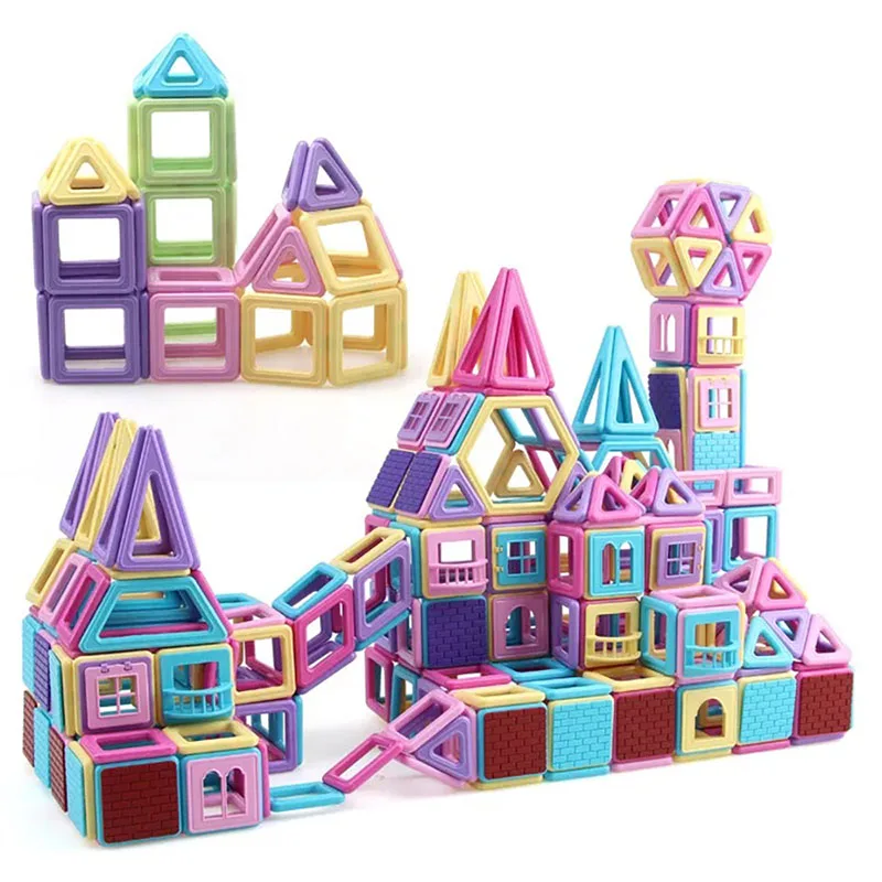 Мини Магнитный конструктор Construction Set модель магнита блоки игрушки магнитных