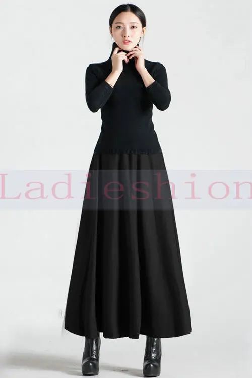 Женская плиссированная юбка миди трапециевидной формы с круглым вырезом горячая