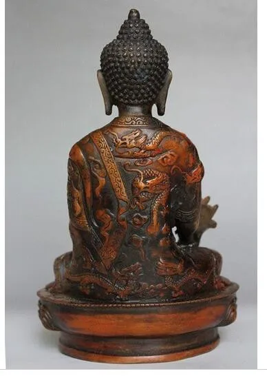 

s decoration Old BRASS 21 cm Old Tibetan Brass Buddhism Bodhisattva Sakyamuni Buddha brass Copper Brass Protectroom Art