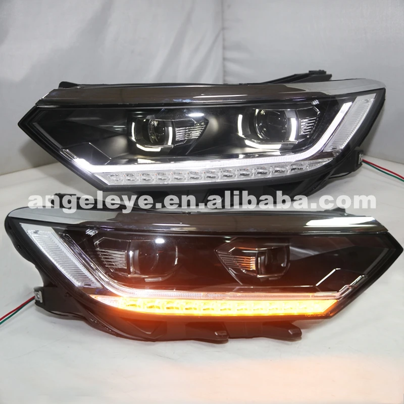 

2017 Year For VW Passat B8 European Version LED Head Lamp LED Strip LD
