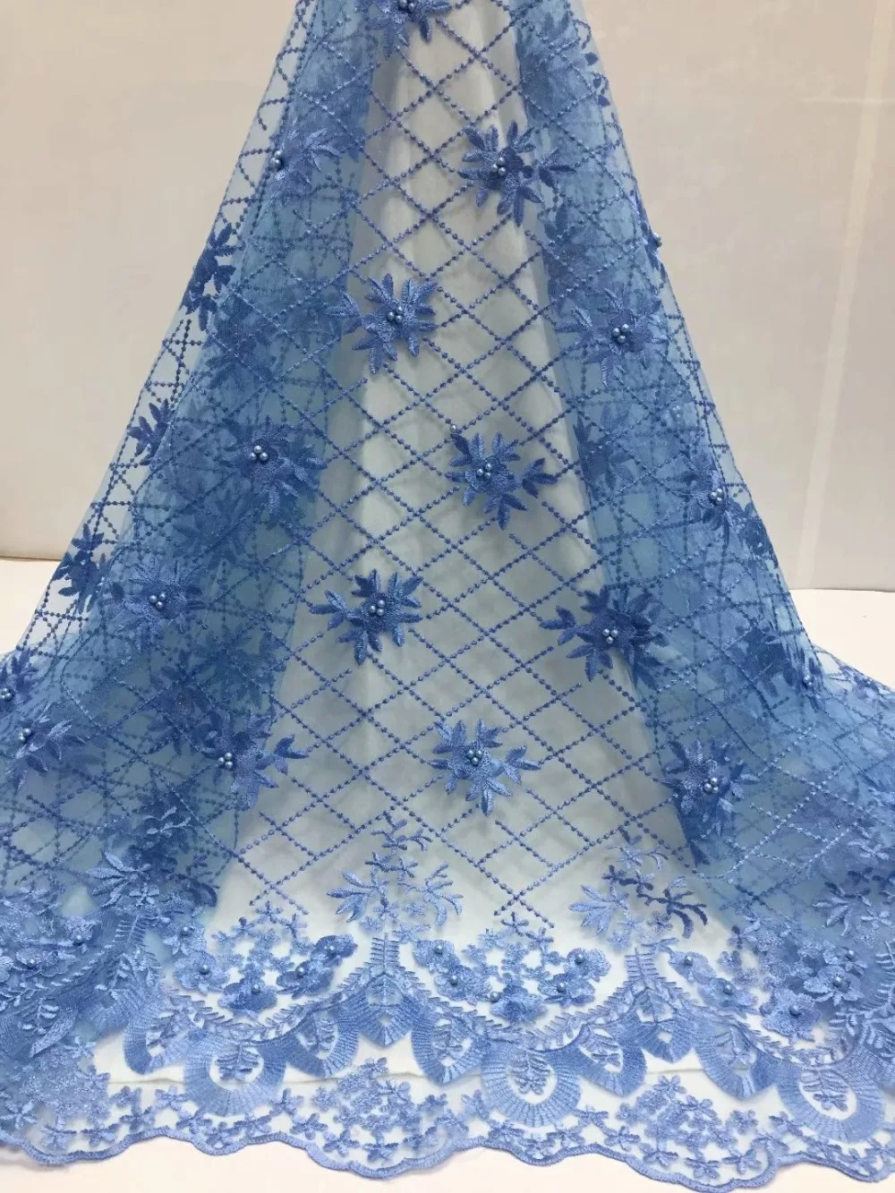 Высококачественные модные нигерийские кружевные ткани высокого качества