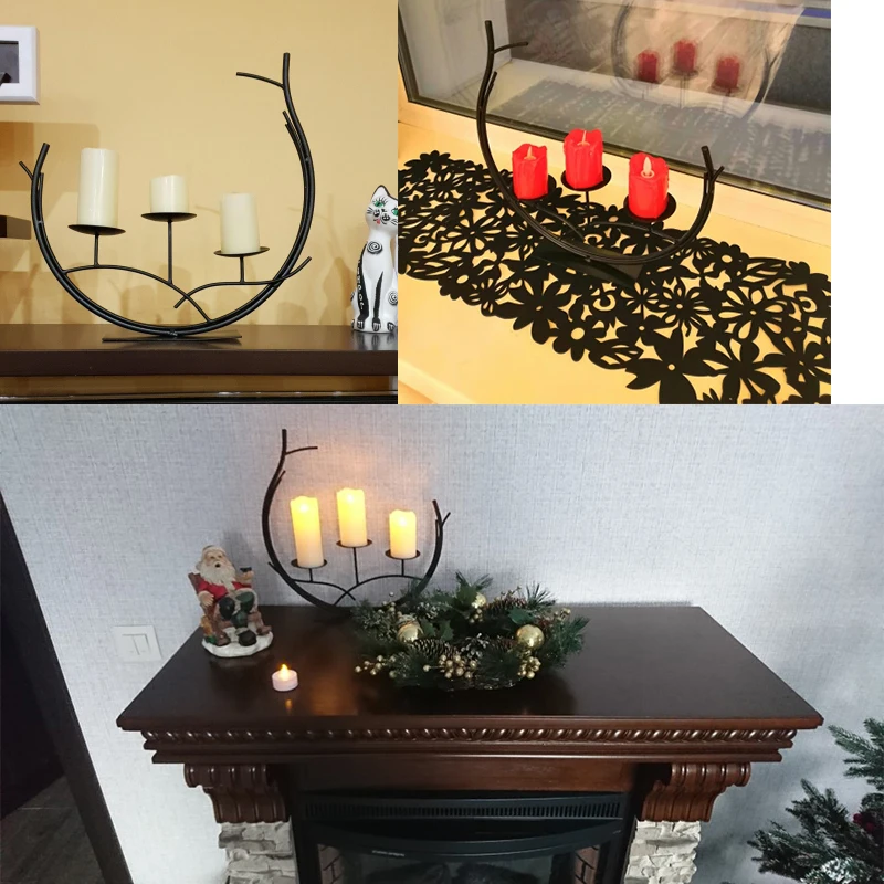 Свадебная подставка для свечей Portavelas Candelabra модное романтическое украшение стол