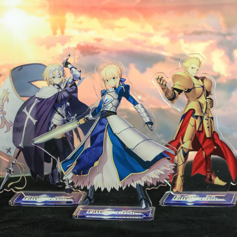 Аниме Fate/Zero Ruler Saber Fate/GO Azur Lane Kantai Коллекция игры акриловое прозрачное украшение 3D