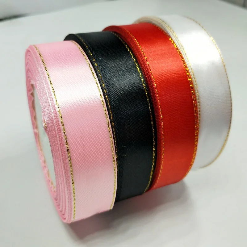 Атласная лента 4 рулона (100 ярдов) 20 мм|satin ribbon|wrap ribbonsatin ribbon wedding |