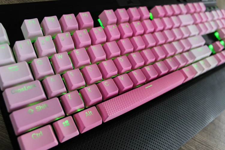 MP108/87 Ключи градиент цвета Подсветка PBT клавиши для Corsair STRAFE K65 K70 logitech G710 +
