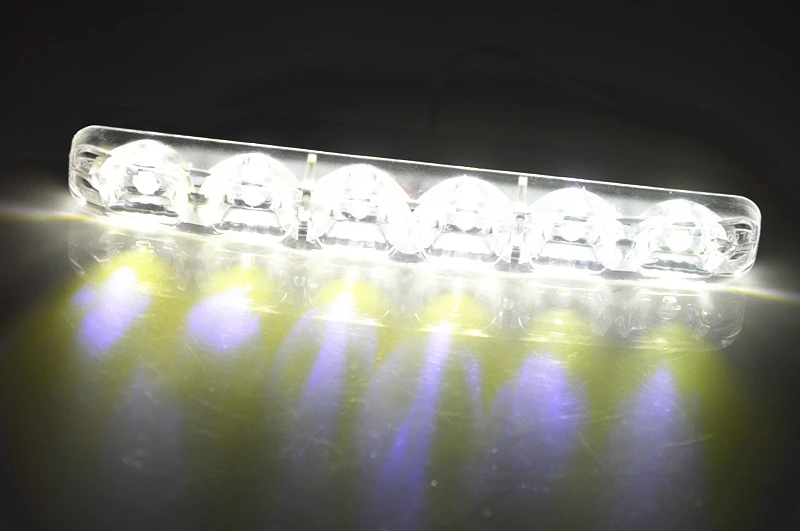 Универсальный 2 шт. Водонепроницаемый автомобилей дневного света 6 светодиодный