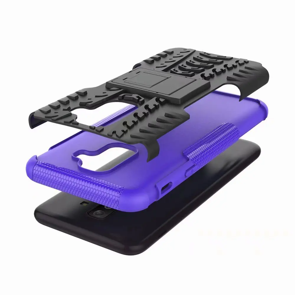 Original Armor Back Cover Case For Samsung A6 2018 PC+TPC Shockproof Rugged Kickstand Plus Bracket Shell |