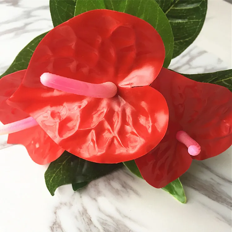 Абрикос антуриум имитация искусственного цветка орхидеи искусственные цветы